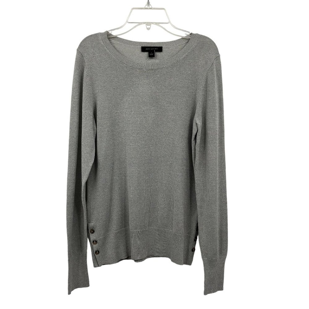 Ann Taylor Sweater Womens S NEW Gray Pullover - Picture 1 of 16